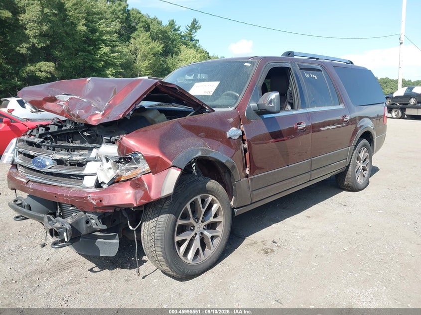 Vin: 1fmjk1jt8hea56744, lot: 46494896, ford expedition el king ranch 20172