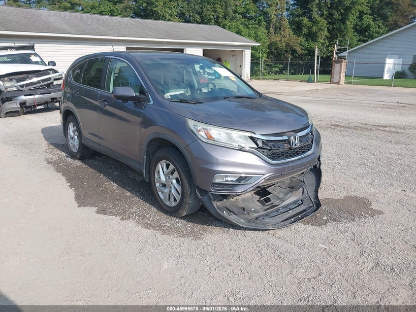 2015 Honda Cr-V Ex, Front, IAAI, VIN 5J6RM4H50FL018843