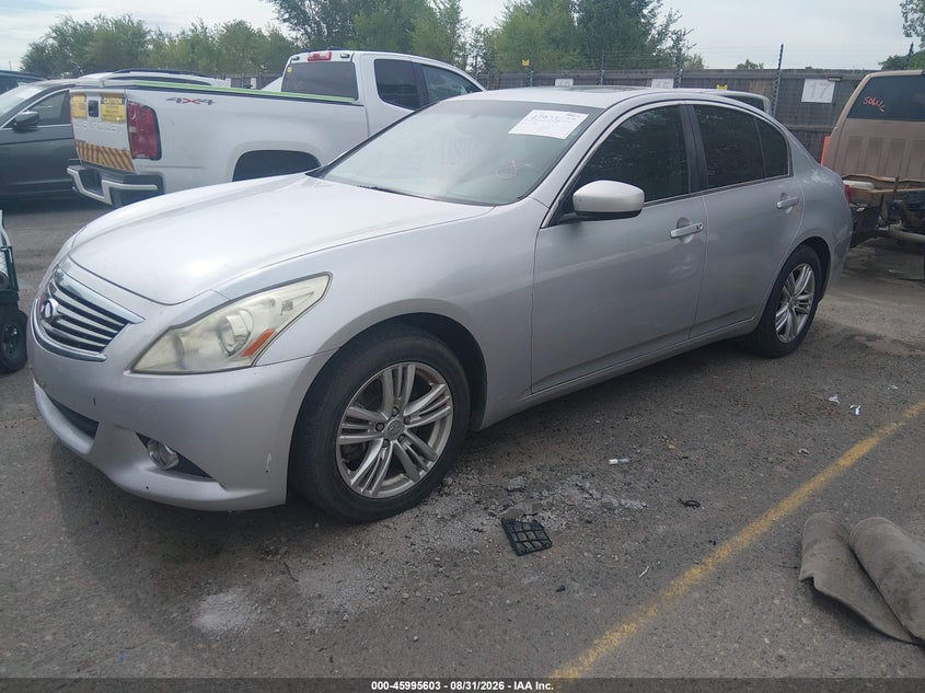 2013 Infiniti G, Град, IAAI, VIN JN1CV6AR2DM357910 — фото 2