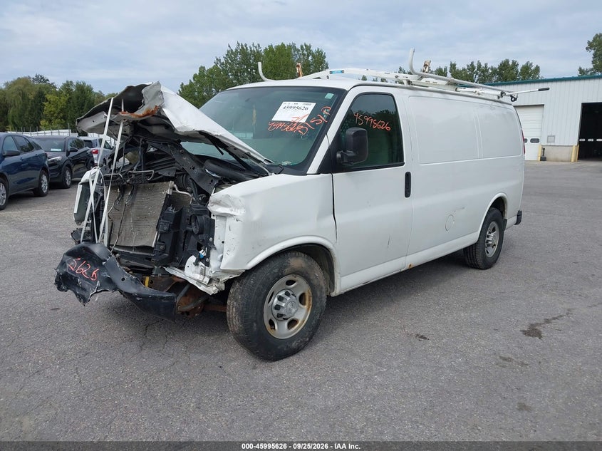 Vin: 1gcwgaff1g1199278, lot: 46494971, chevrolet express 2500 work van 20162