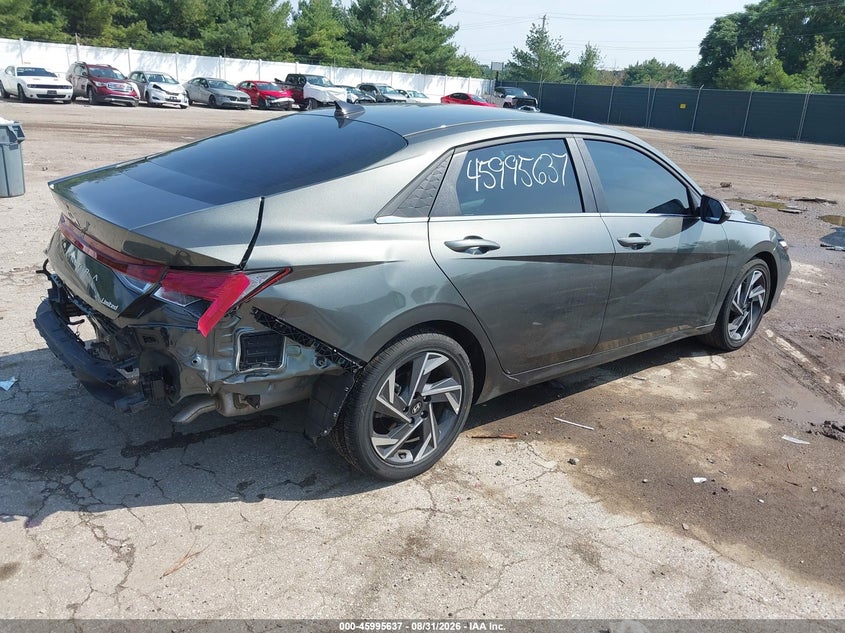 Vin: kmhlp4dg8su992824, lot: 46494982, hyundai elantra limited 20254