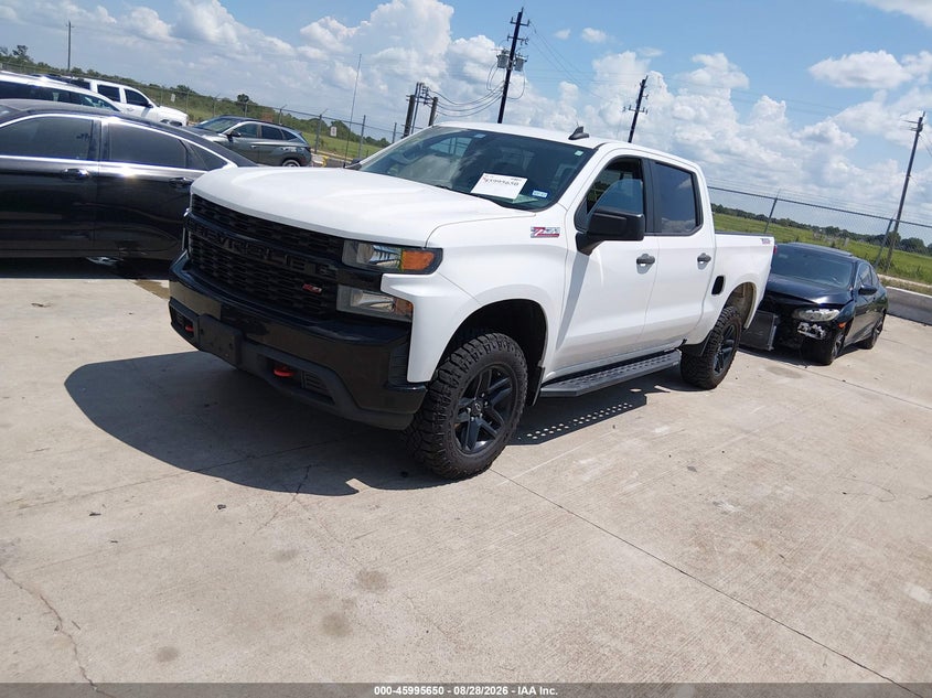 2021 Chevrolet Silverado, Rear, IAAI, VIN 3GCPYCEF7MG129067 — photo 2