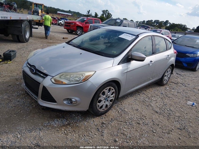 Vin: 1fahp3k27cl313067, lot: 46495015, ford focus se 20122