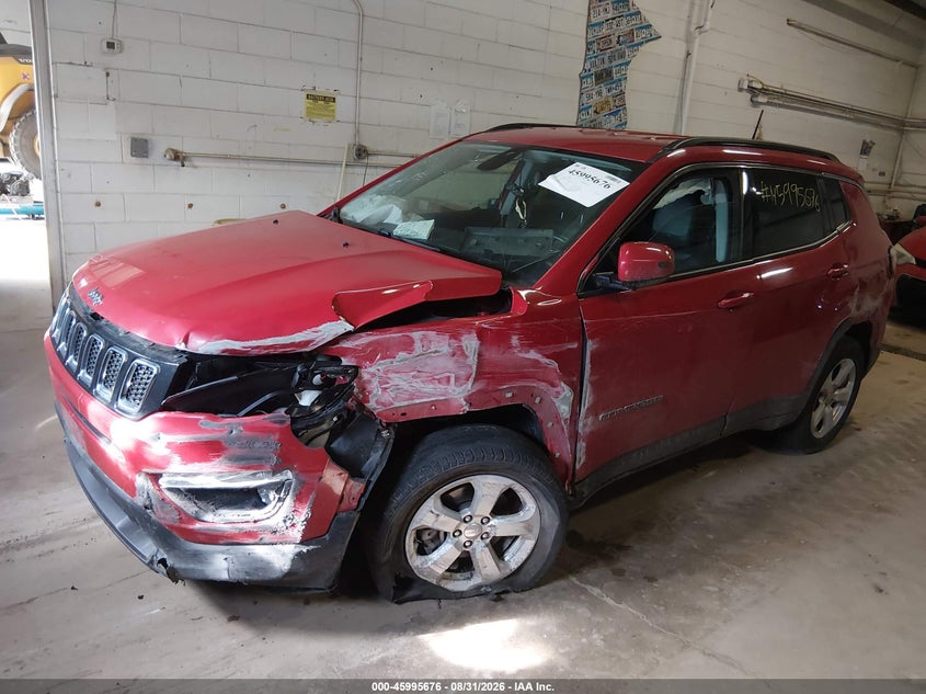 2019 Jeep Compass, Unknown, IAAI, VIN 3C4NJDBB4KT647791 — photo 2