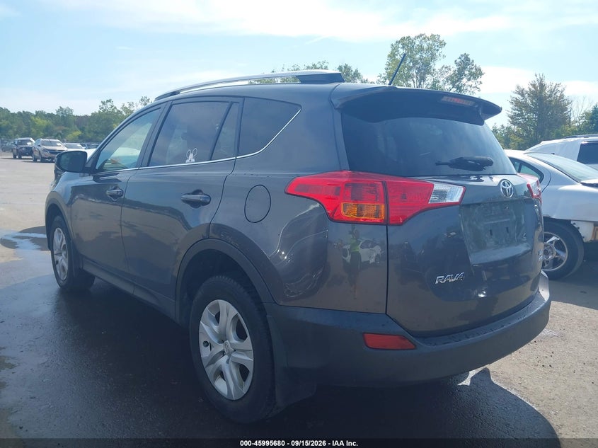 Vin: jtmbfrev3fj035795, lot: 46495026, toyota rav4 le 20153