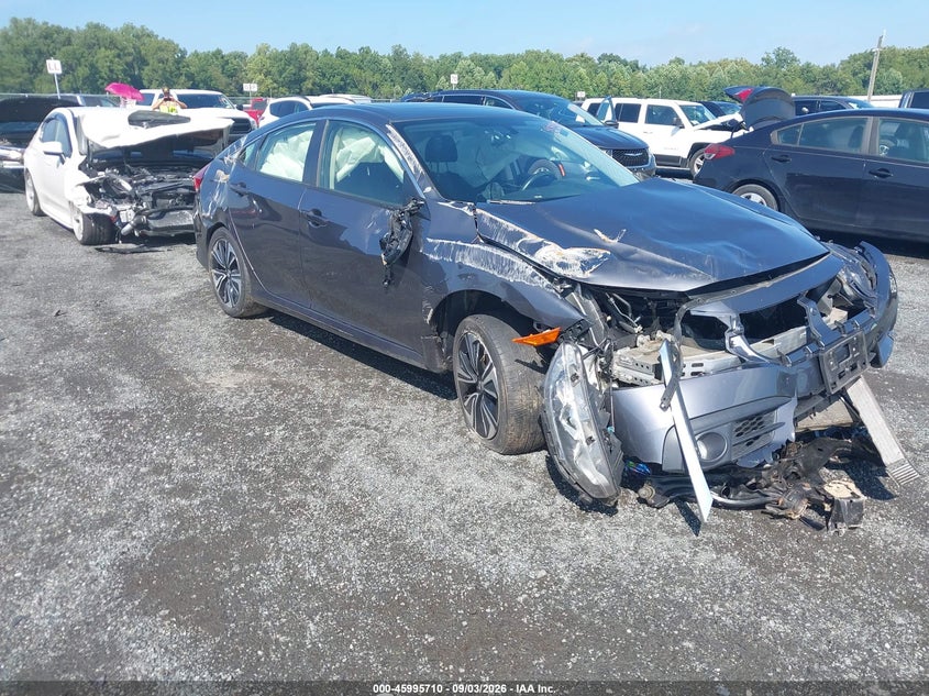 Vin: jhmfc1f33jx031582, lot: 46495055, honda civic ex-t 20181
