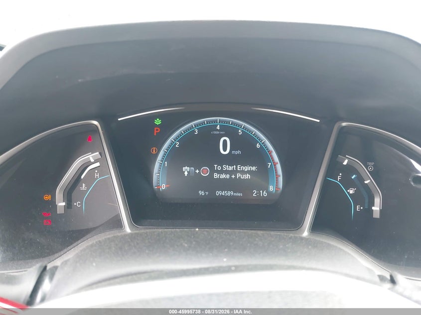 2016 HONDA CIVIC auction photo 7