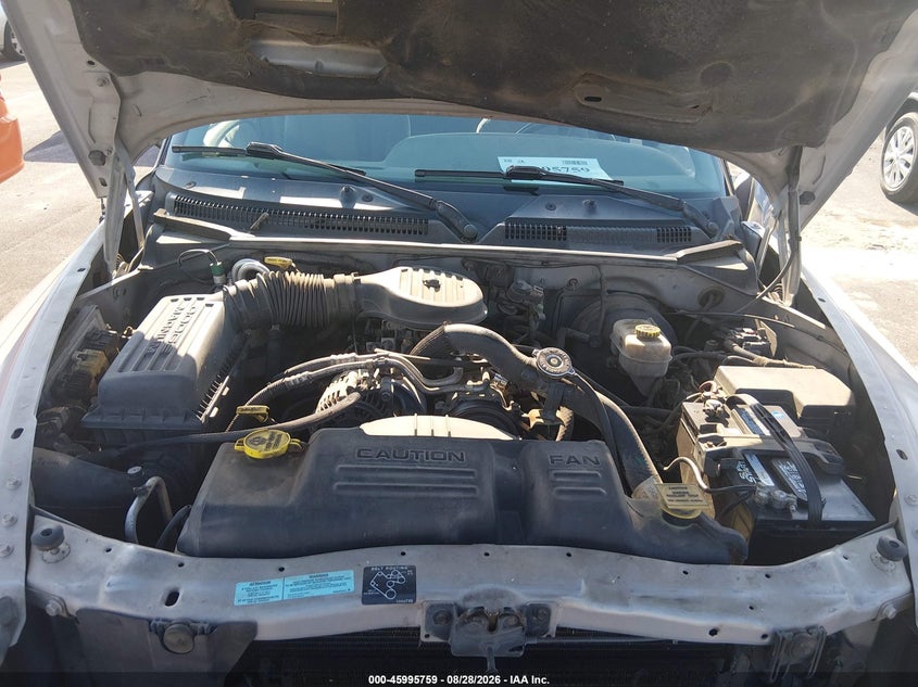 DODGE DAKOTA 2000 VIN 1B7GL22X2YS680740