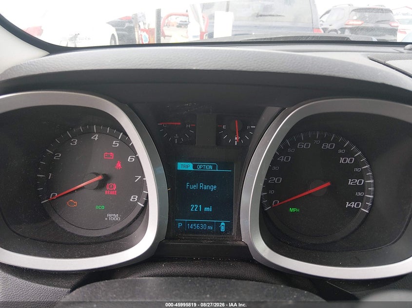 2016 CHEVROLET EQUINOX SPORT UTILITY VEHICLE 2.4L I-4 DI, DOHC, VVT, REGULAR , 182HP