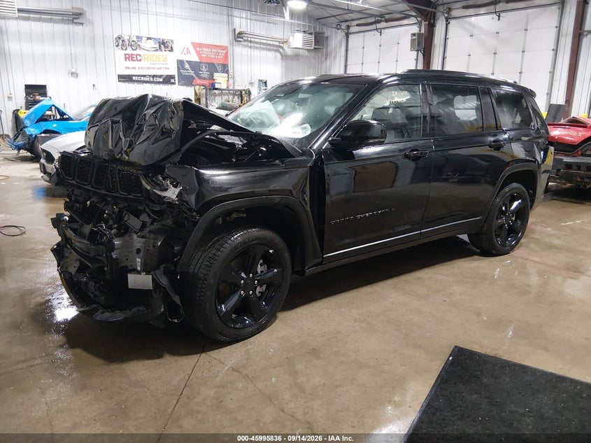 Vin: 1c4rjkbg7s8691123, lot: 46495181, jeep grand cherokee l limited 4x4 20252