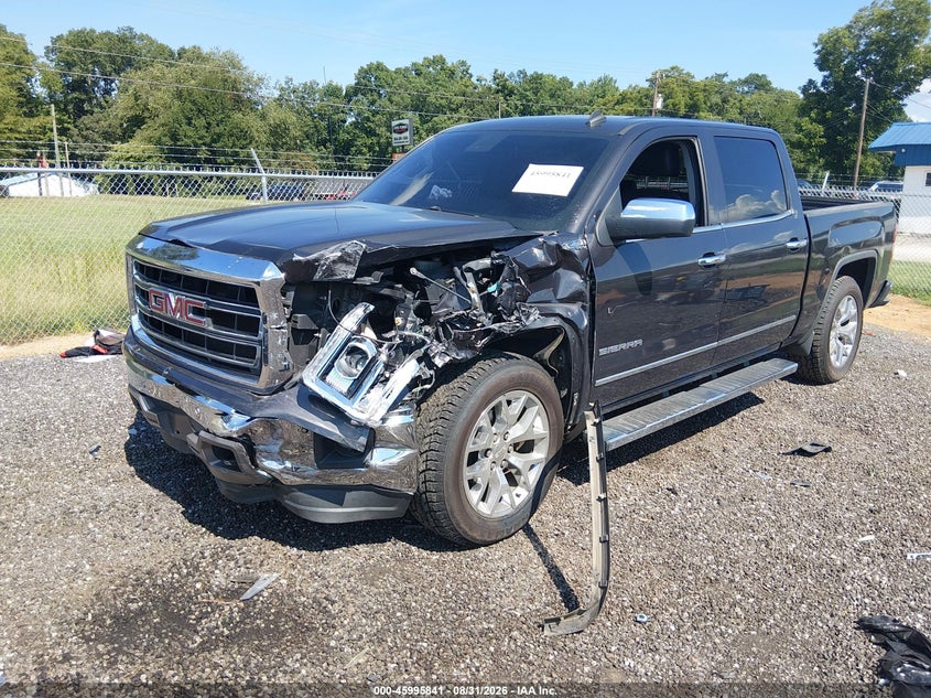 2014 GMC Sierra 1500 Slt, Front End, IAAI, VIN 3GTU2VEC0EG516051 — photo 2