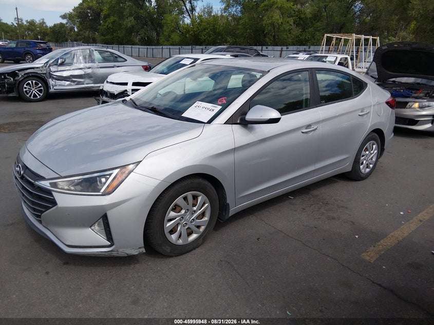 2019 Hyundai Elantra, Theft Recovery, IAAI, VIN 5NPD74LF4KH448221 — photo 2