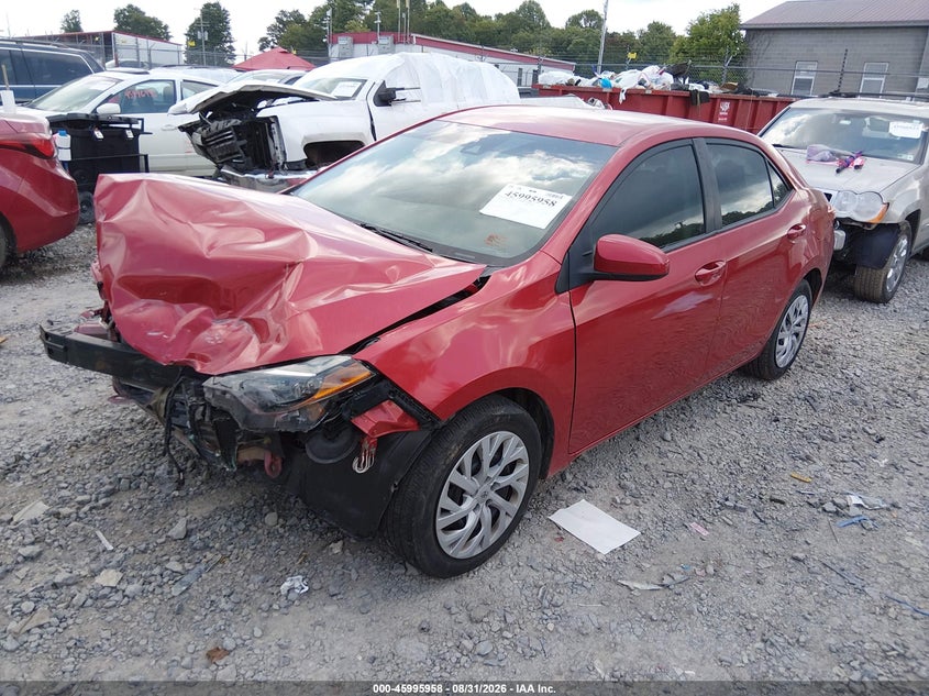 2019 Toyota Corolla, Удар спереду, IAAI, VIN 5YFBURHE1KP919516 — фото 2