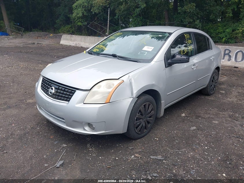 2008 Nissan Sentra, Неизвестно, IAAI, VIN 3N1AB61E18L669472 — фото 2