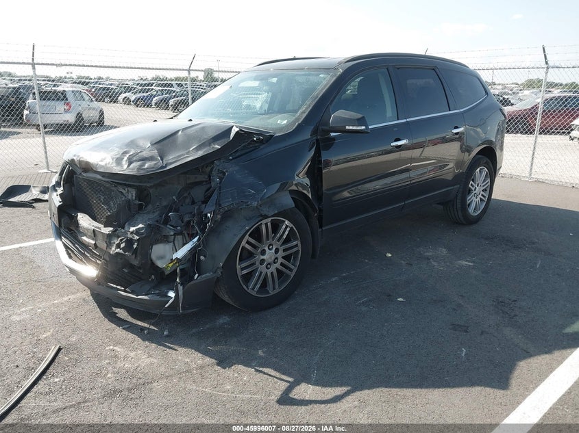 2014 Chevrolet Traverse, Front End, IAAI, VIN 1GNKRGKD6EJ112592 — photo 2