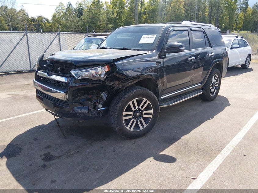 Vin: jtebu5jr5j5495920, lot: 46495433, toyota 4runner limited 20182