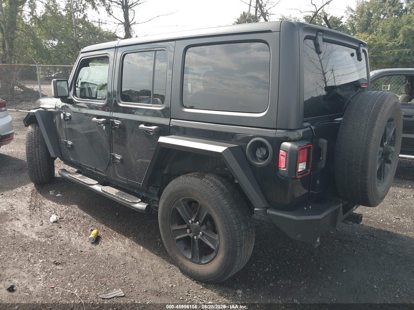 Vin: 1c4hjxdg4kw650823, lot: 46495501, jeep wrangler unlimited sport altitude 4x4 20193