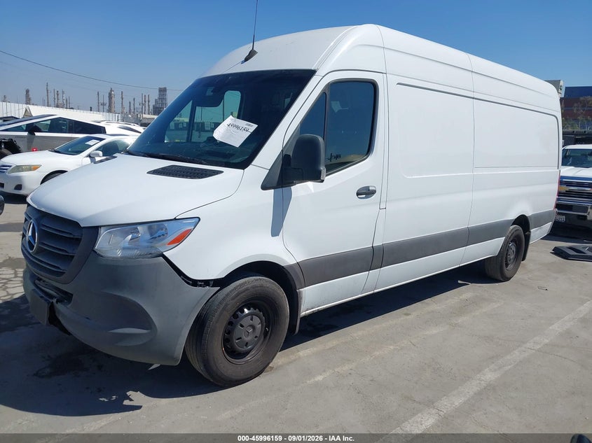 Vin: w1y4kchy4pt137972, lot: 46495503, mercedes-benz sprinter 2500 high roof 4-cyl diesel 20232
