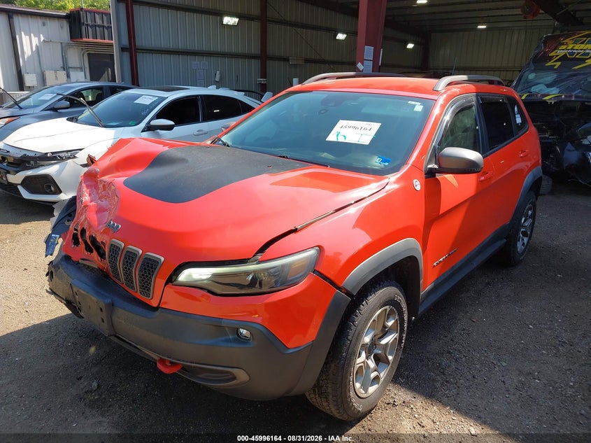 2021 Jeep Cherokee, Front End, IAAI, VIN 1C4PJMBX5MD152173 — photo 2