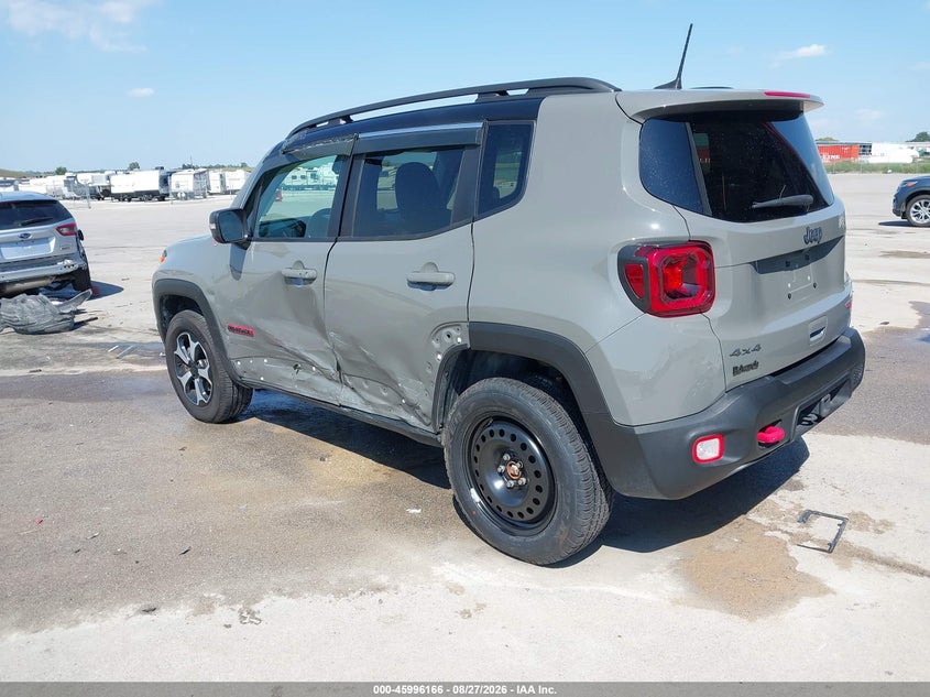 Vin: zacnjbc14lpl94987, lot: 46495511, jeep renegade trailhawk 4x4 20203