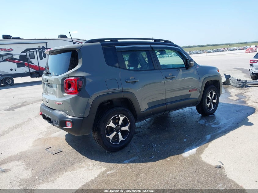 Vin: zacnjbc14lpl94987, lot: 46495511, jeep renegade trailhawk 4x4 20204