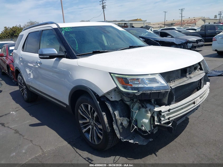 Vin: 1fm5k8ht8kga09323, lot: 46495565, ford explorer platinum 20191
