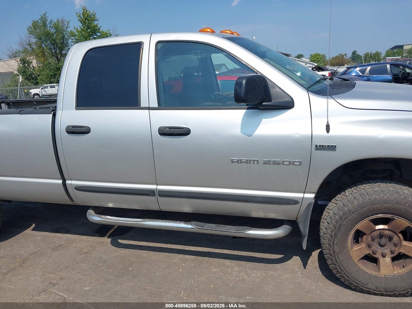 DODGE RAM 2500 2006 VIN 3D7KS28D36G116745