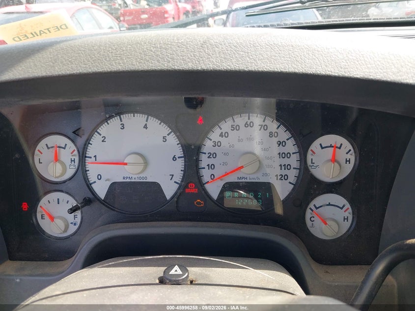 DODGE RAM 2500 2006 VIN 3D7KS28D36G116745