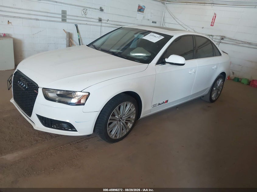 Vin: waudfafl7dn038001, lot: 46495617, audi a4 2.0t premium 20132