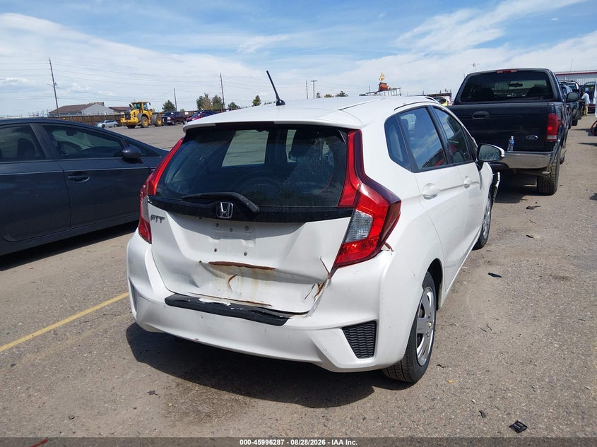 Vin: 3hggk5g58fm747814, lot: 46495633, honda fit lx 20154