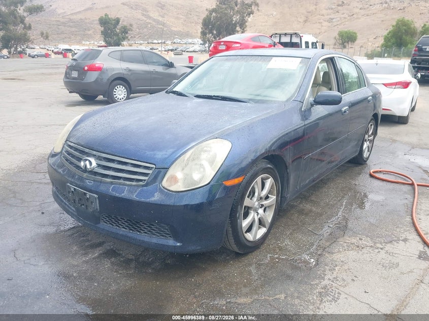 2005 Infiniti G, Удар ззаду, IAAI, VIN JNKCV51E65M205696 — фото 2