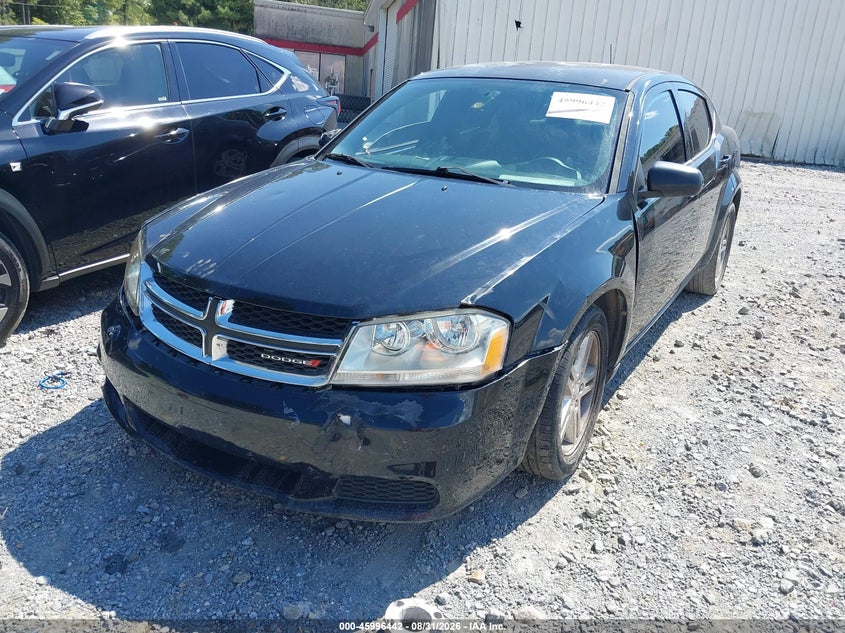 DODGE AVENGER 2012 VIN 1C3CDZCB5CN207403