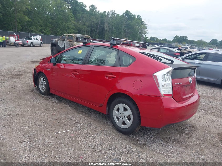 Vin: jtdkn3du2a0211145, lot: 46495798, toyota prius ii 20103