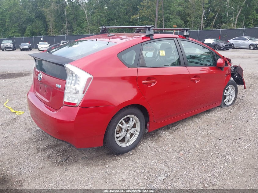 Vin: jtdkn3du2a0211145, lot: 46495798, toyota prius ii 20104