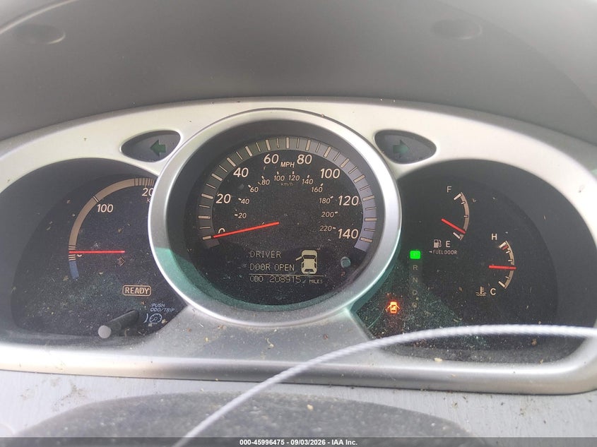TOYOTA HIGHLANDER HYBRID 2006 VIN JTEDW21A060012561
