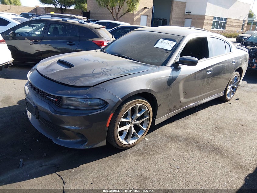 2020 Dodge Charger, Right Side, IAAI, VIN 2C3CDXHG3LH163046 — photo 2