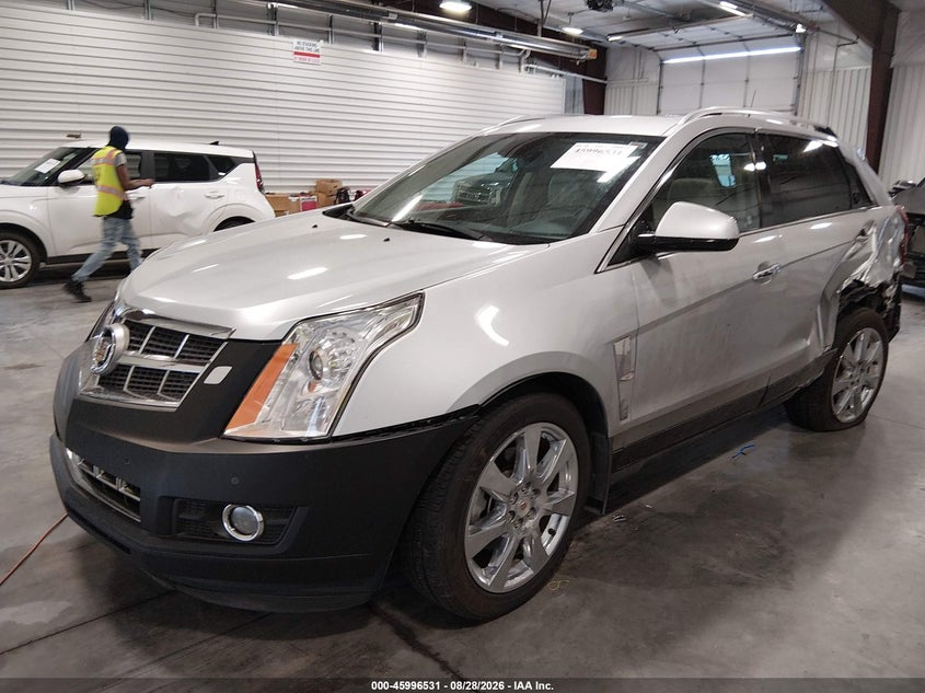 2011 Cadillac SRX, Левый бок, IAAI, VIN 3GYFNBEYXBS658968 — фото 2