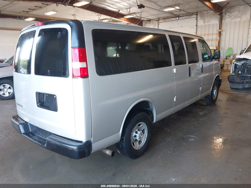 Vin: 1gazgnfg4l1266908, lot: 46495899, chevrolet express passenger rwd 3500 extended wheelbase ls 20204