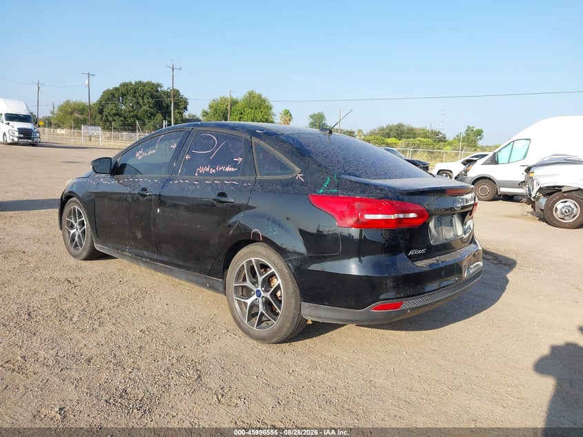 Vin: 1fadp3h22hl279441, lot: 46495900, ford focus sel 20173