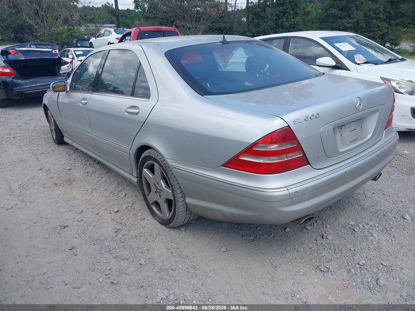 MERCEDES-BENZ S 600 2002 VIN WDBNG78JX2A247156