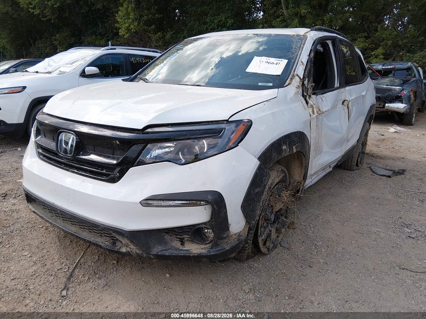 Vin: 5fnyf6h88nb077884, lot: 46495993, honda pilot awd trailsport 20222
