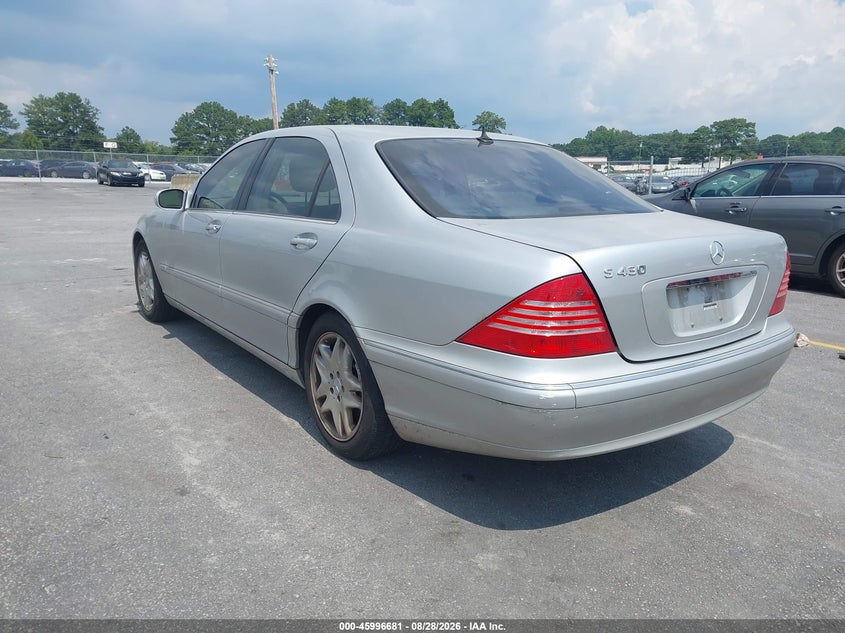 2003 MERCEDES-BENZ S 430 auction photo 3