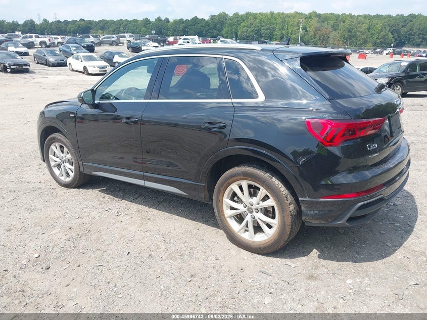 Vin: wa1decf36s1006639, lot: 46496088, audi q3 premium 45 tfsi s line quattro tiptronic 20253