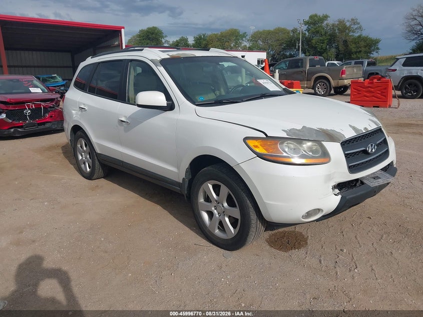 2009 Hyundai Santa Fe Limited, Front, IAAI, VIN 5NMSH73E89H287120