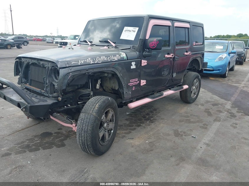 Vin: 1c4bjwdg6hl615114, lot: 46496135, jeep wrangler unlimited sport 4x4 20172