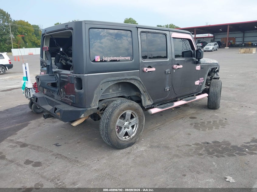 Vin: 1c4bjwdg6hl615114, lot: 46496135, jeep wrangler unlimited sport 4x4 20174