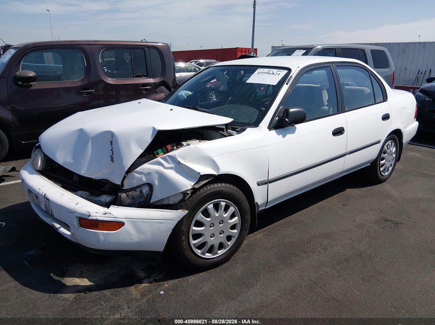 1994 Toyota Corolla, Front End, IAAI, VIN JT2AE09B7R0055142 — photo 2