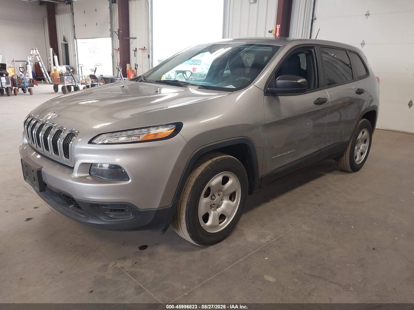 2016 JEEP CHEROKEE SPORT UTILITY VEHICLE 2.4L I-4 VVT, REGULAR , 184HP