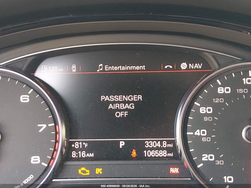 2012 AUDI A8 L auction photo 7