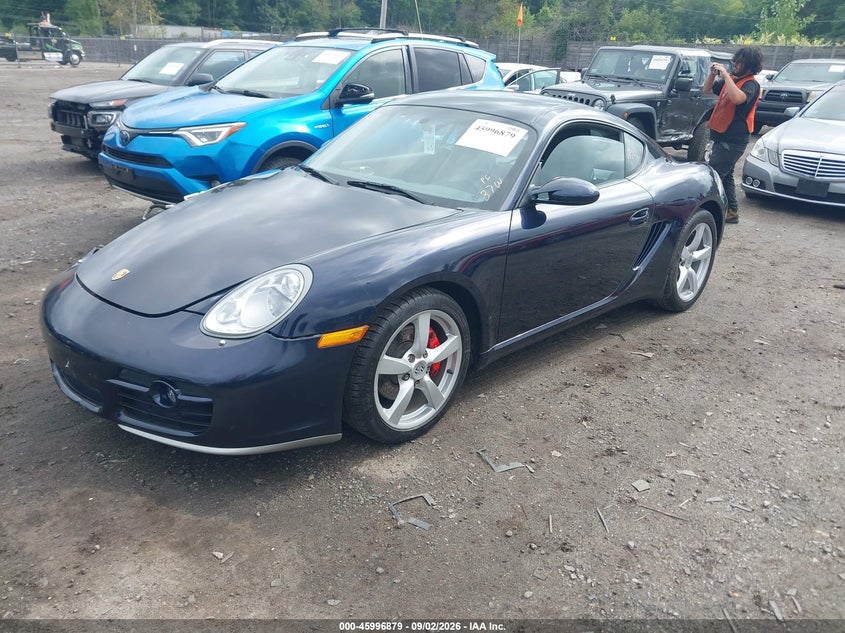 2006 PORSCHE CAYMAN COUPE 3.4L H-6 DOHC, VVT, PREMIUM , 295HP